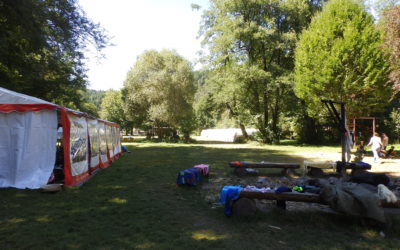 Besuch beim AWO Kinderzeltlager