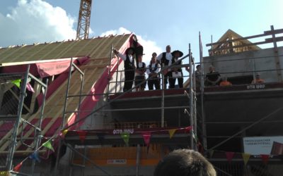 Richtfest der Familienherberge Lebensweg