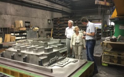 Firmenbesuch bei der „weißen Gießerei im Grünen“ Casper Guss