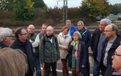 Meine Veranstaltung mit Matthias Gastel MdB: „Großer Bahnhof“ in Remchingen