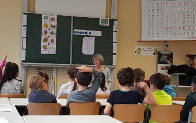 Mit dem Globus im Gepäck nach Afrika – beim Vorlesetag in der Gemeinschaftsschule Mühlacker