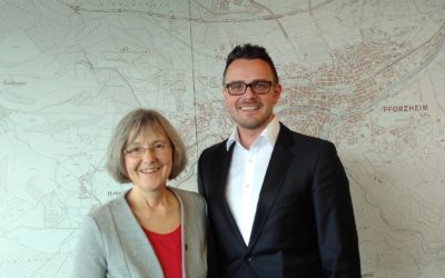 Gespräch mit Pforzheimer OB Peter Boch