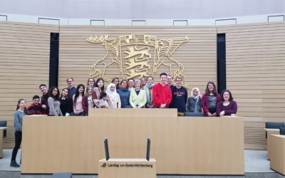 Besuch Jugendgruppe Landtag