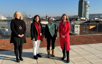 Stefanie Seemann besucht Arbeitsagentur